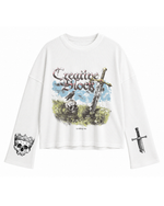 Dark Creation Oversized Waffle Tee