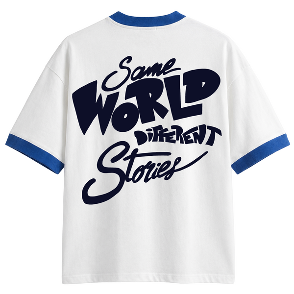 Same World Ringer T-Shirt - Image 1