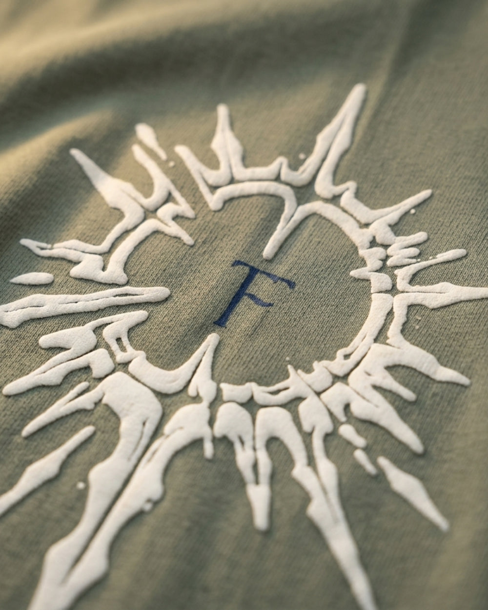 Sage Green Oversized Graphic T Shirt – Eternal Wings