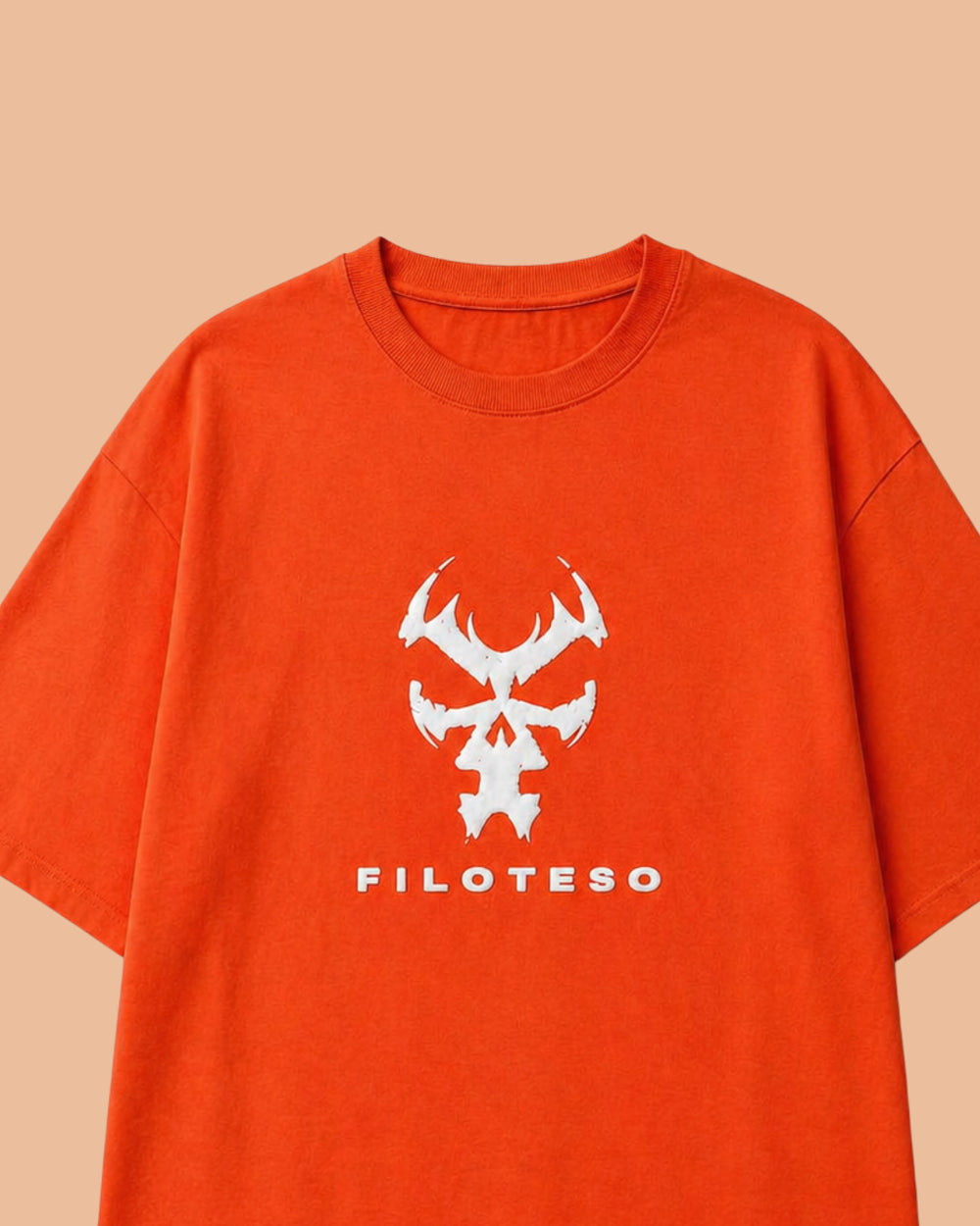 Orange Graphic Tee for Men – Blaze Phantom