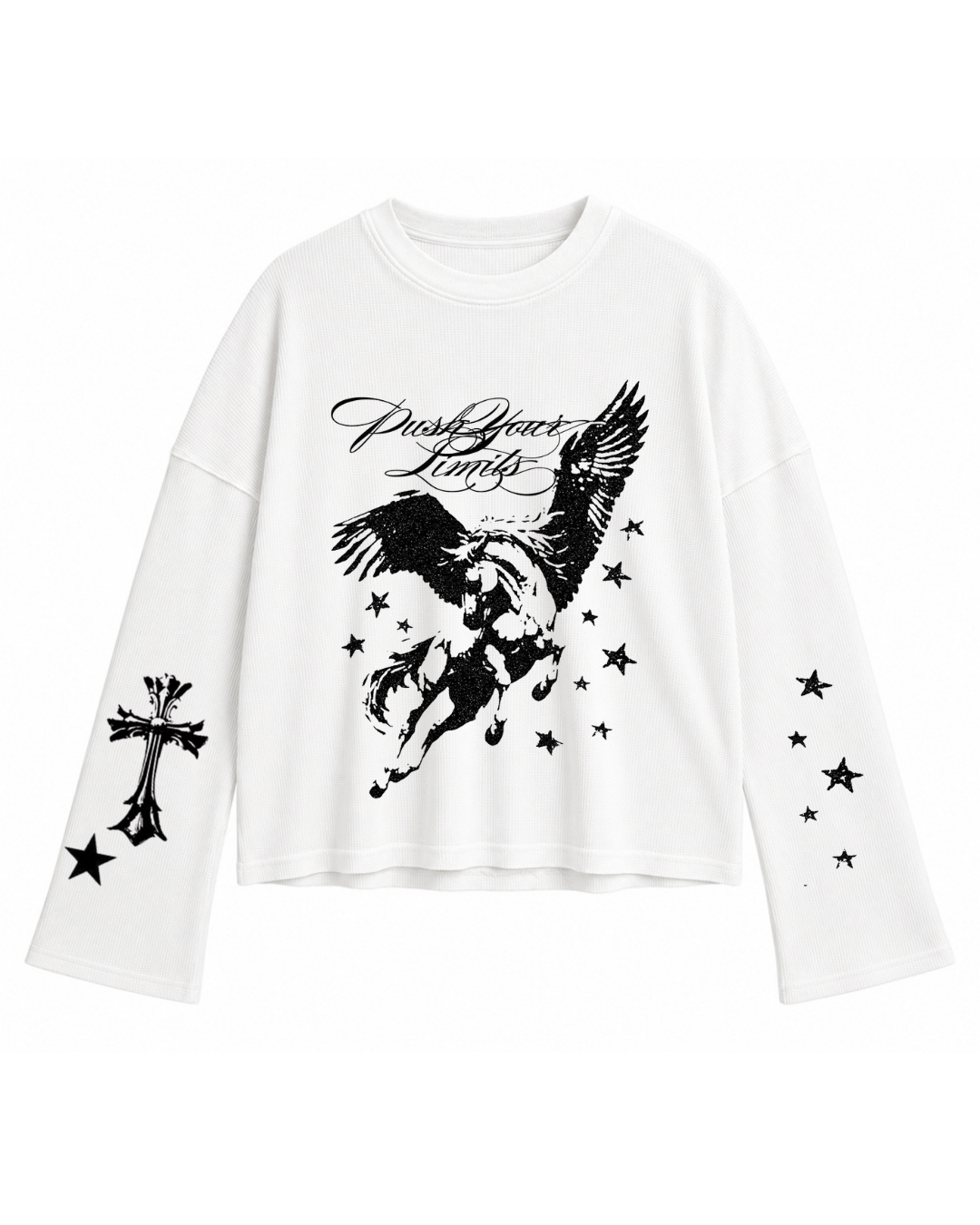 Pegasus Graphic Waffle Tee