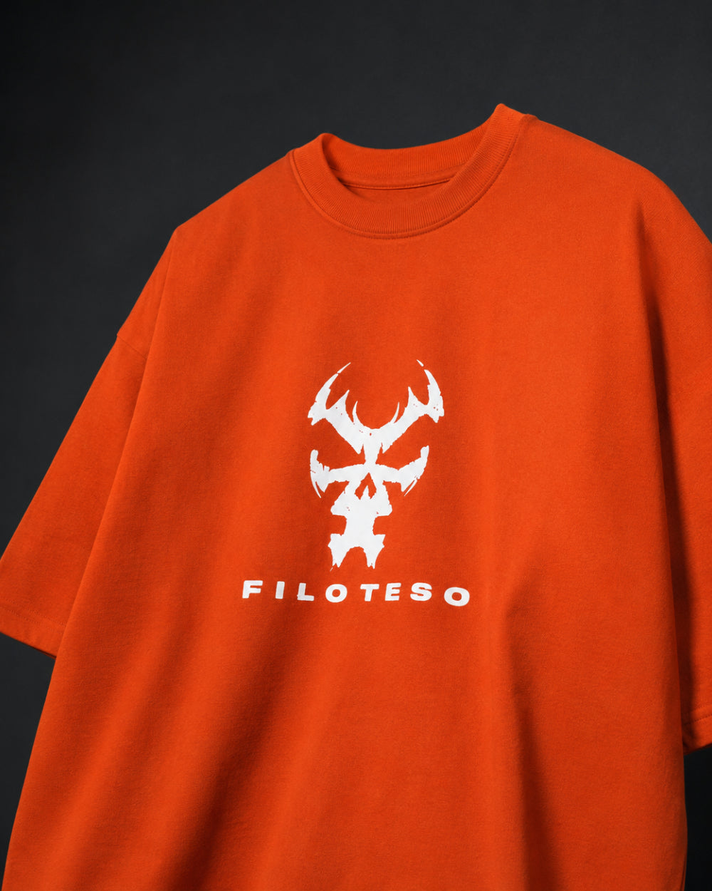Orange Graphic Tee for Men – Blaze Phantom