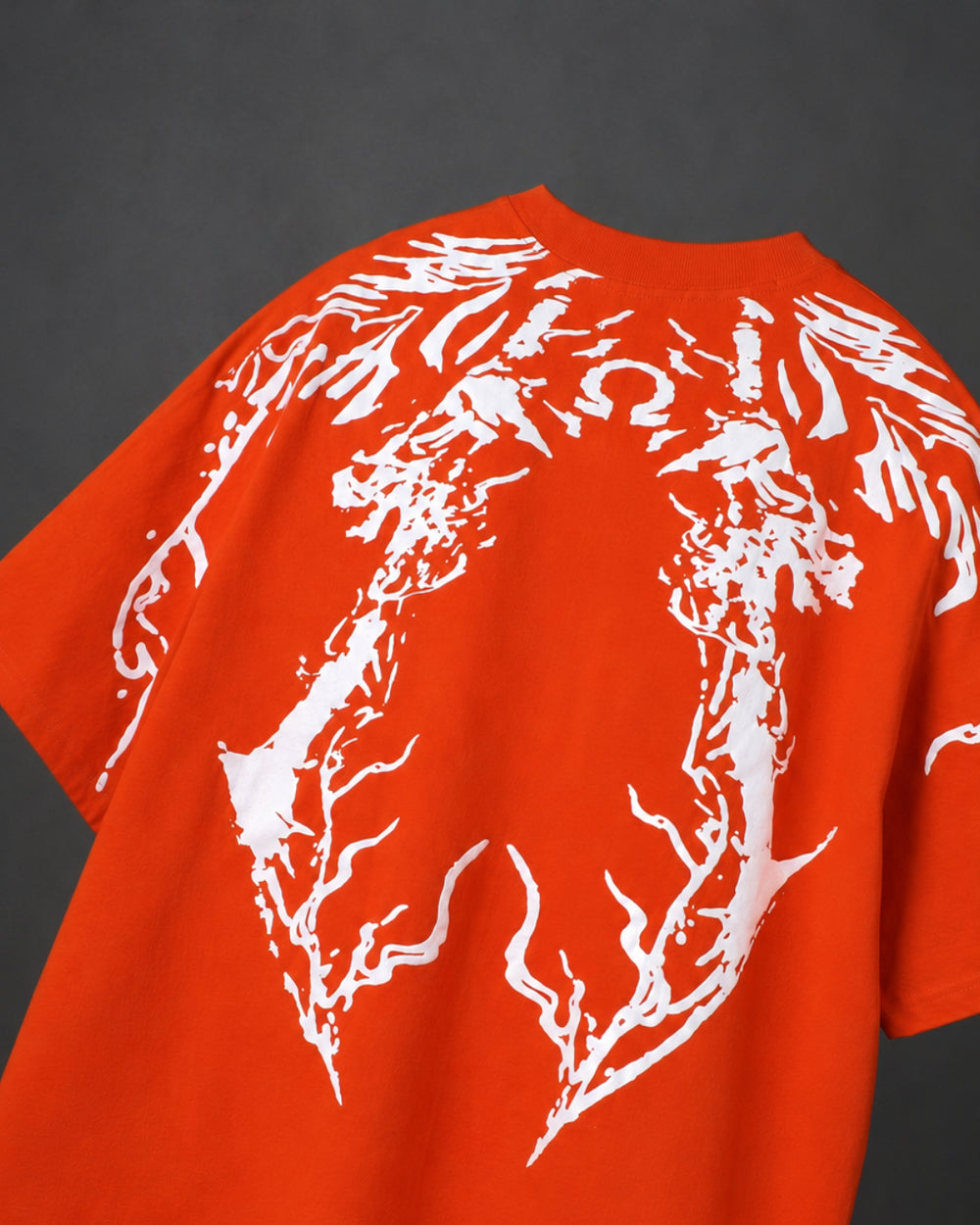 Orange Graphic Tee for Men – Blaze Phantom